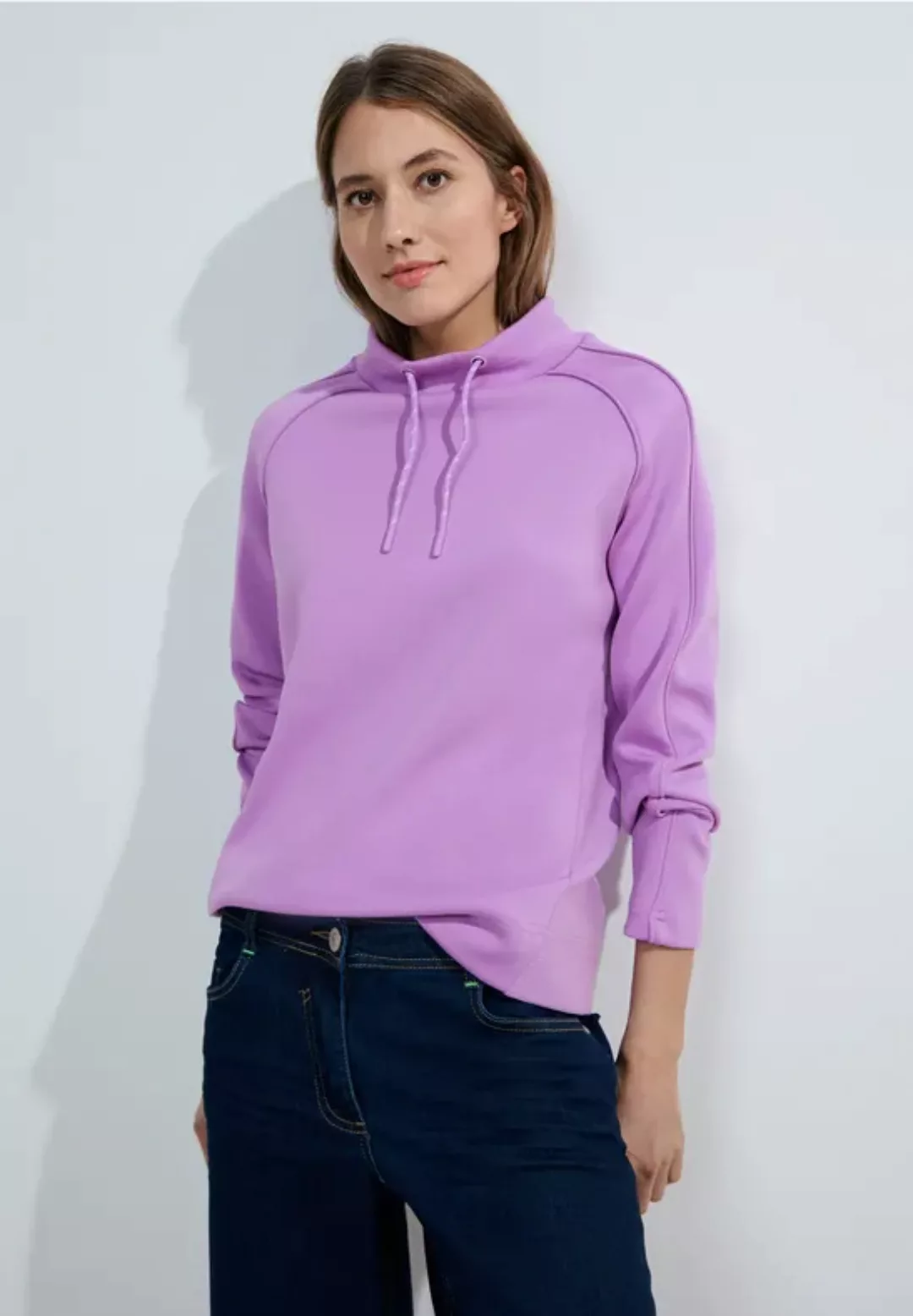 Materialmix Sweatshirt günstig online kaufen