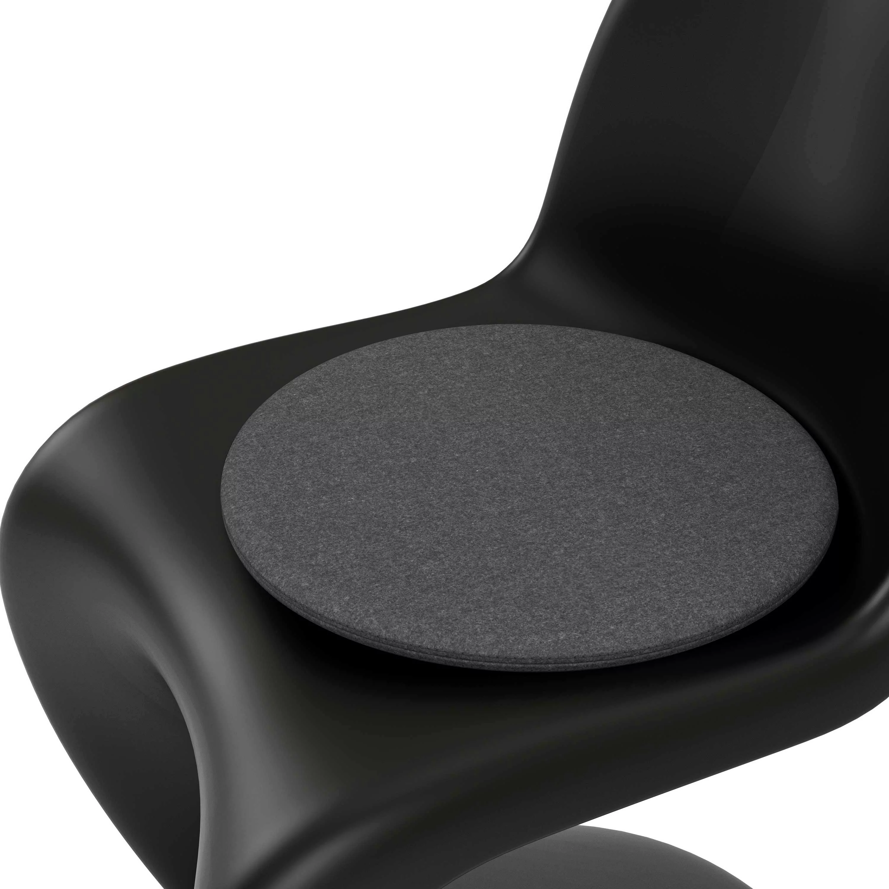 Vitra - Soft Seats Sitzkissen Typ C - klassisches grau/Stoff Cosy 2 10/HxØ günstig online kaufen