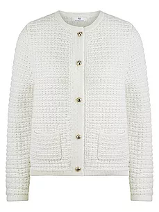 Strickjacke Peter Hahn weiss günstig online kaufen