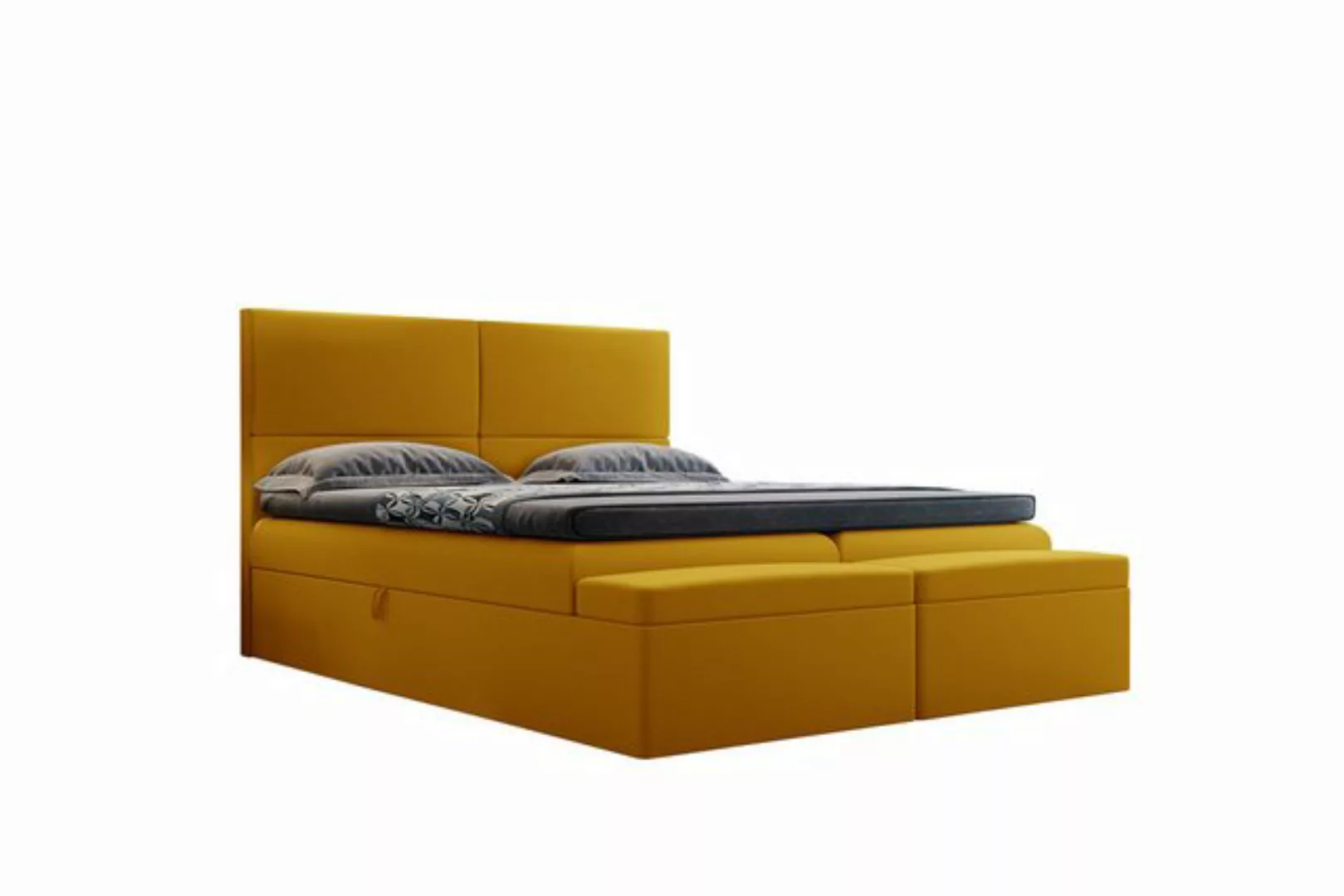 Stylefy Boxspringbett Bellino (Schlafzimmerbett, Bett), gepolstert günstig online kaufen