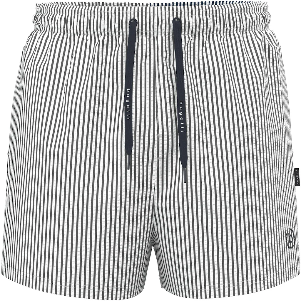 bugatti Badeshorts "Grishio", Seersucker Struktur günstig online kaufen