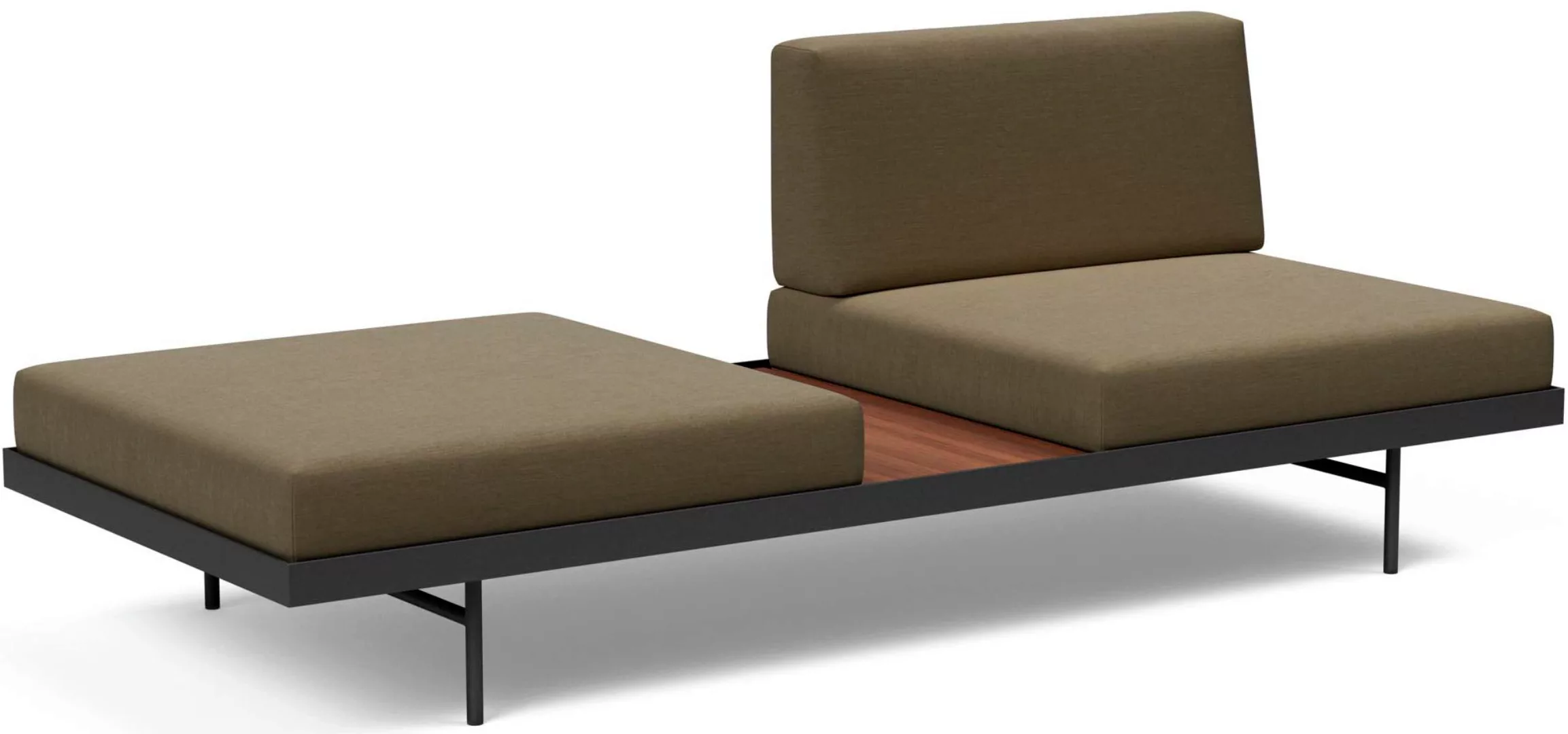 INNOVATION LIVING ™ Relaxliege "PURI", Daybed mit integrierter Holzablage, günstig online kaufen