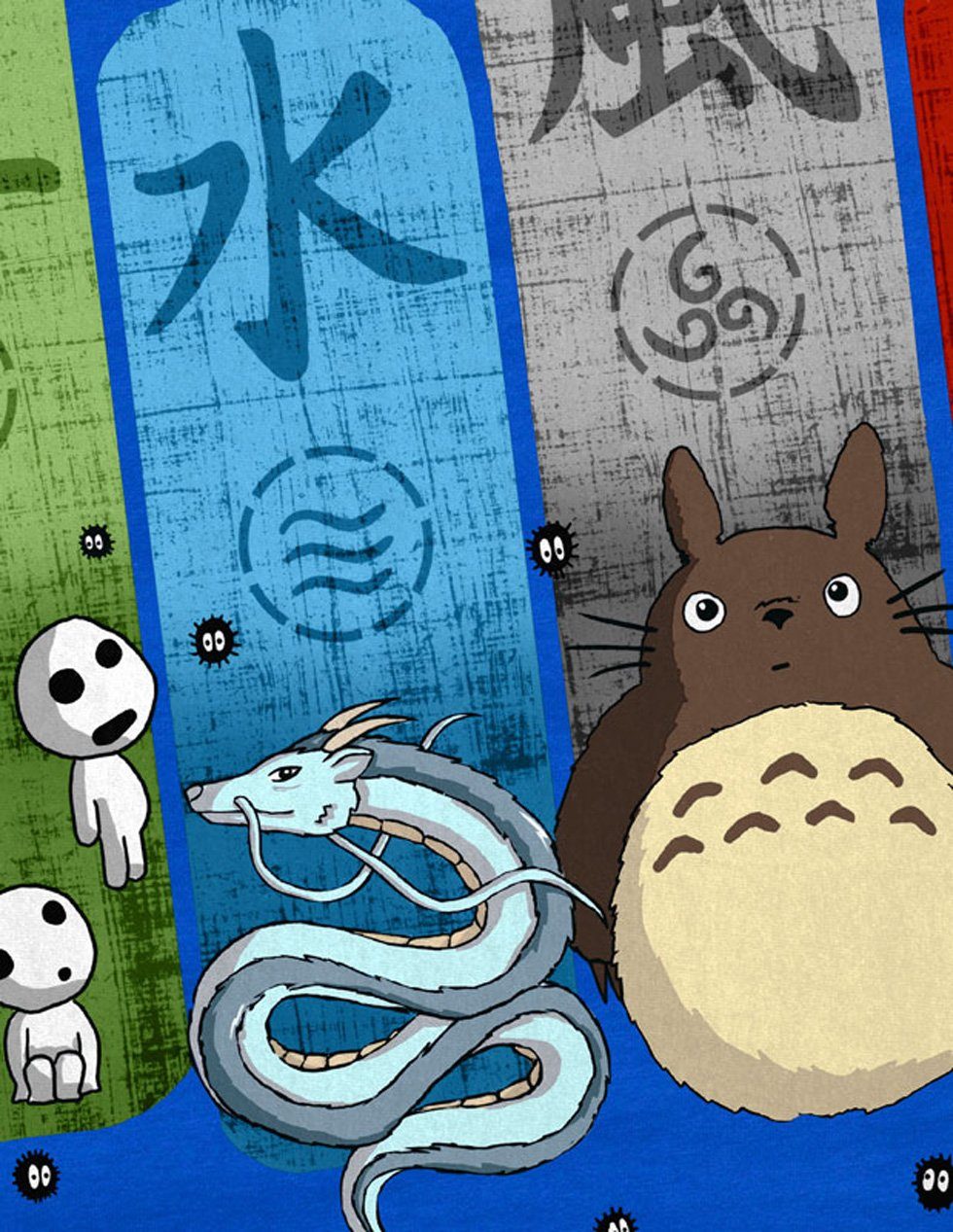 style3 T-Shirt Ghibli Family totoro mononoke günstig online kaufen