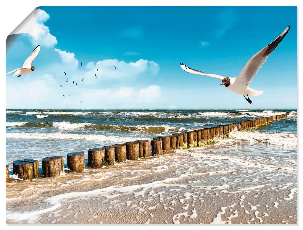 Artland Wandbild "Ostsee", Gewässer, (1 St.), als Leinwandbild, Poster, Wan günstig online kaufen