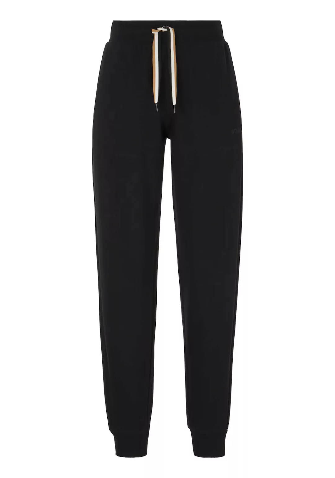 BOSS Relaxhose "CP Stripe Pants Cuff", mit kontrastfarbener Kordel günstig online kaufen