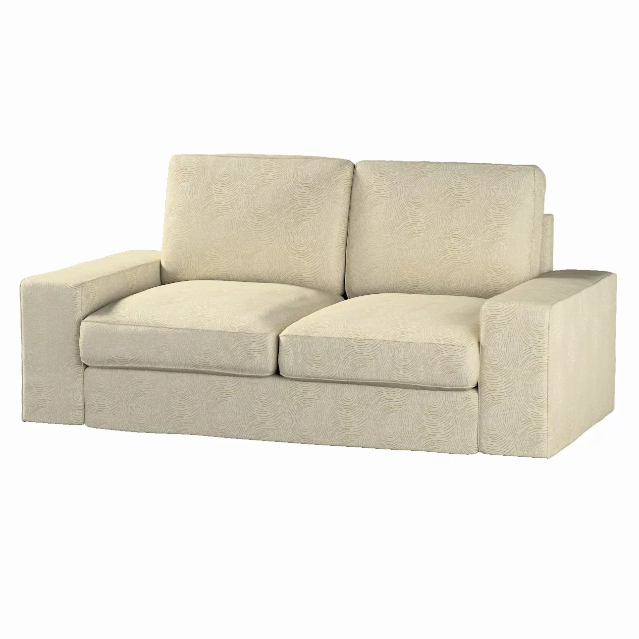 Bezug für Kivik 2-Sitzer Sofa, beige-golden, Bezug für Sofa Kivik 2-Sitzer, günstig online kaufen
