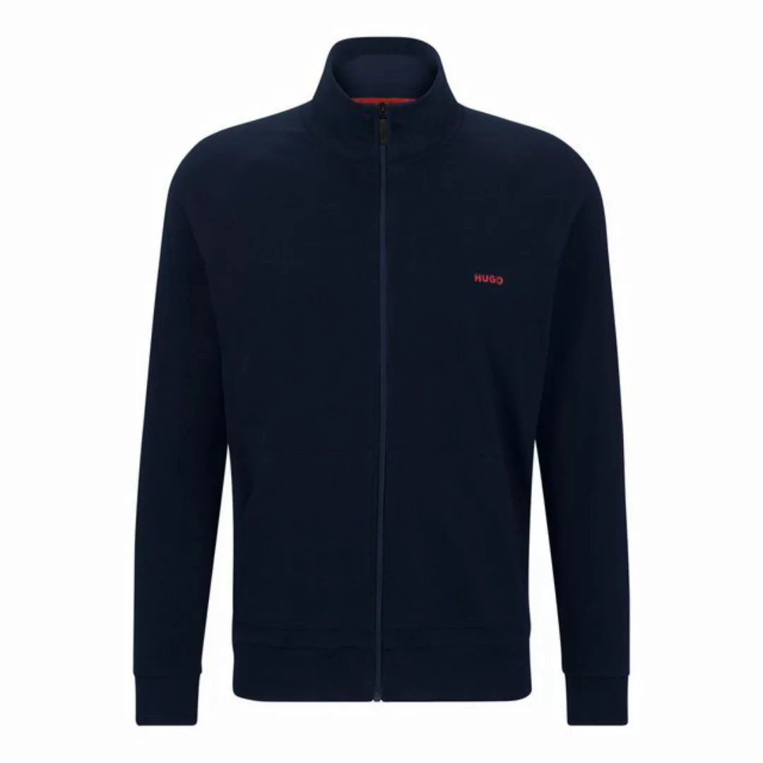 HUGO Sweatjacke Linked Jacket Zip mit Marken-Logo günstig online kaufen