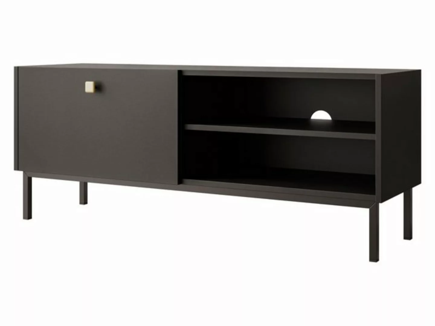 MIRJAN24 TV-Schrank Nutero 1KW (mit Klappe) Untergestell aus Metall, Metall günstig online kaufen