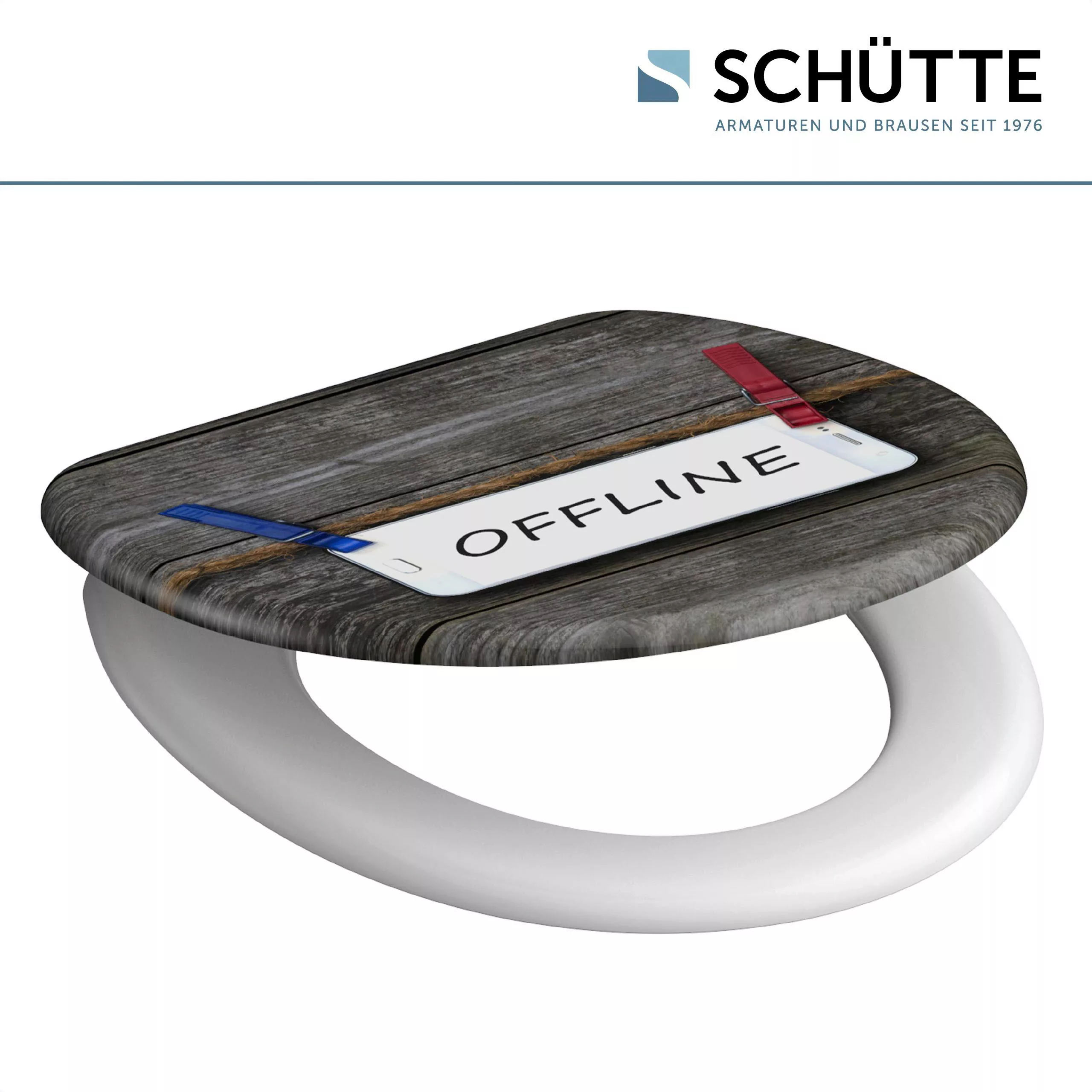Schütte WC-Sitz »Offline«, Duroplast, mit Absenkautomatik günstig online kaufen