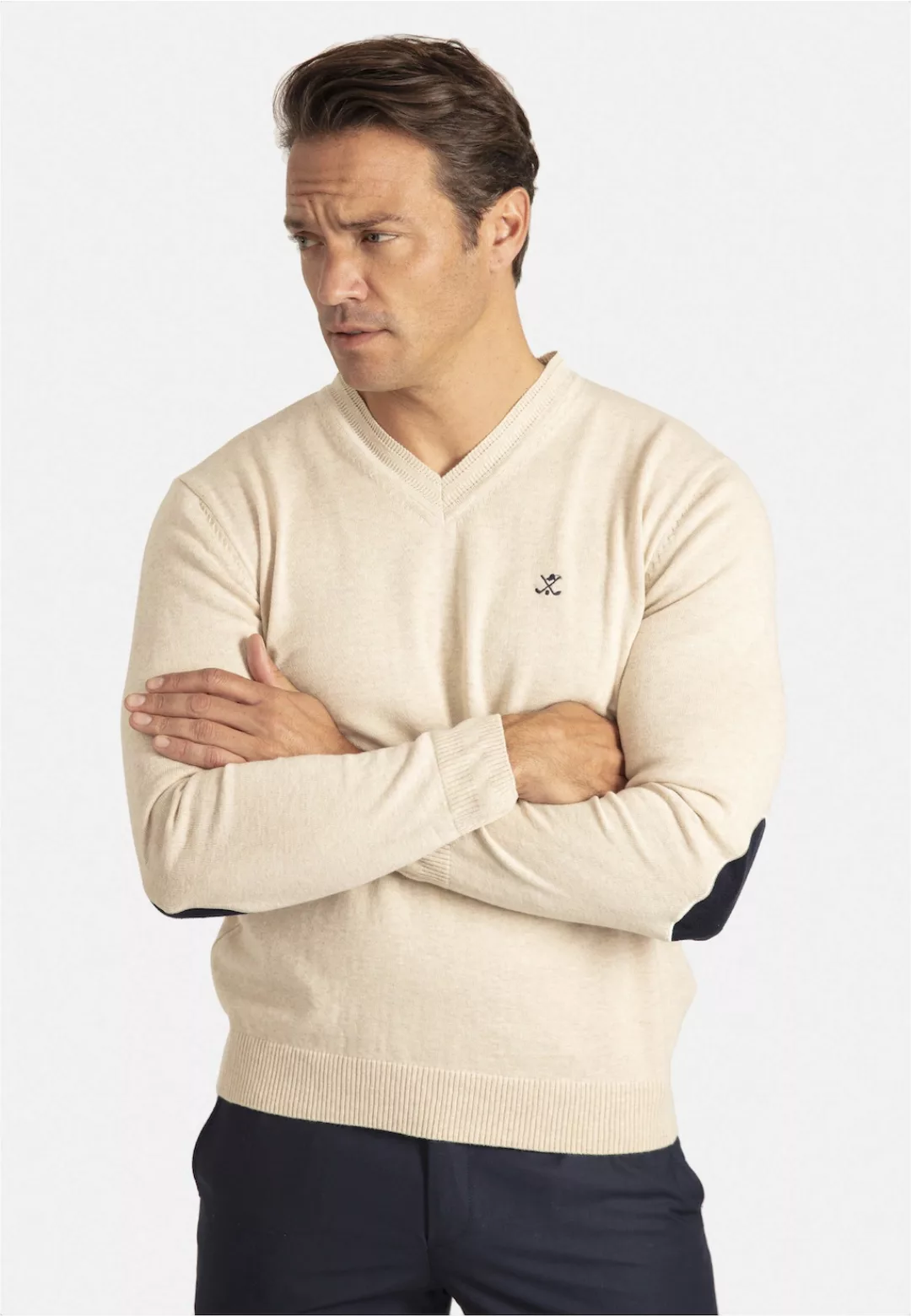 SIR RAYMOND TAILOR Strickpullover "Los Angeles", (1 tlg.), mit klassischem günstig online kaufen