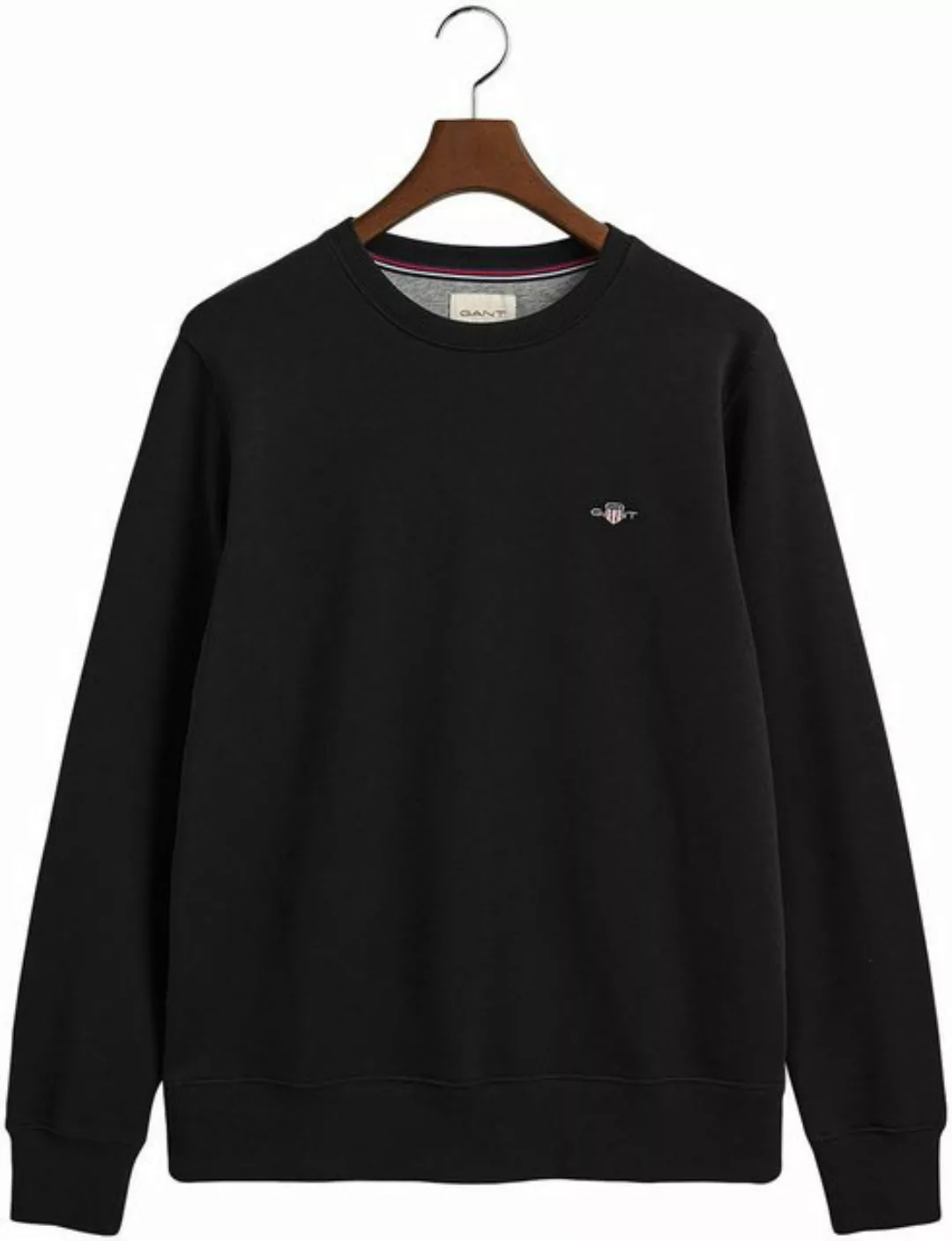 Gant Sweatshirt REG SHIELD C-NECK SWEAT mit Logostickerei auf der Brust günstig online kaufen