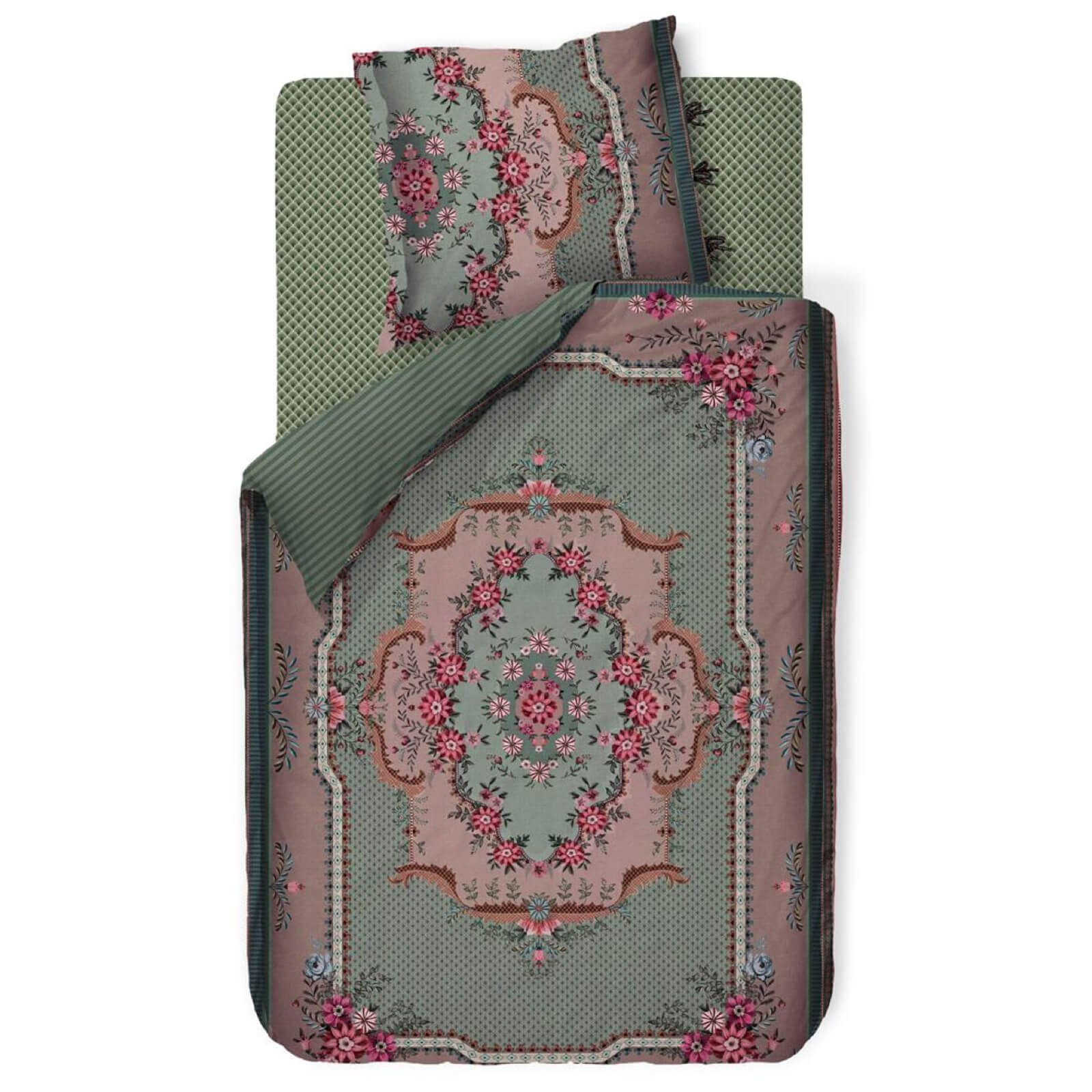 PiP Studio Bettwäsche Pip Chique Grün, günstig online kaufen