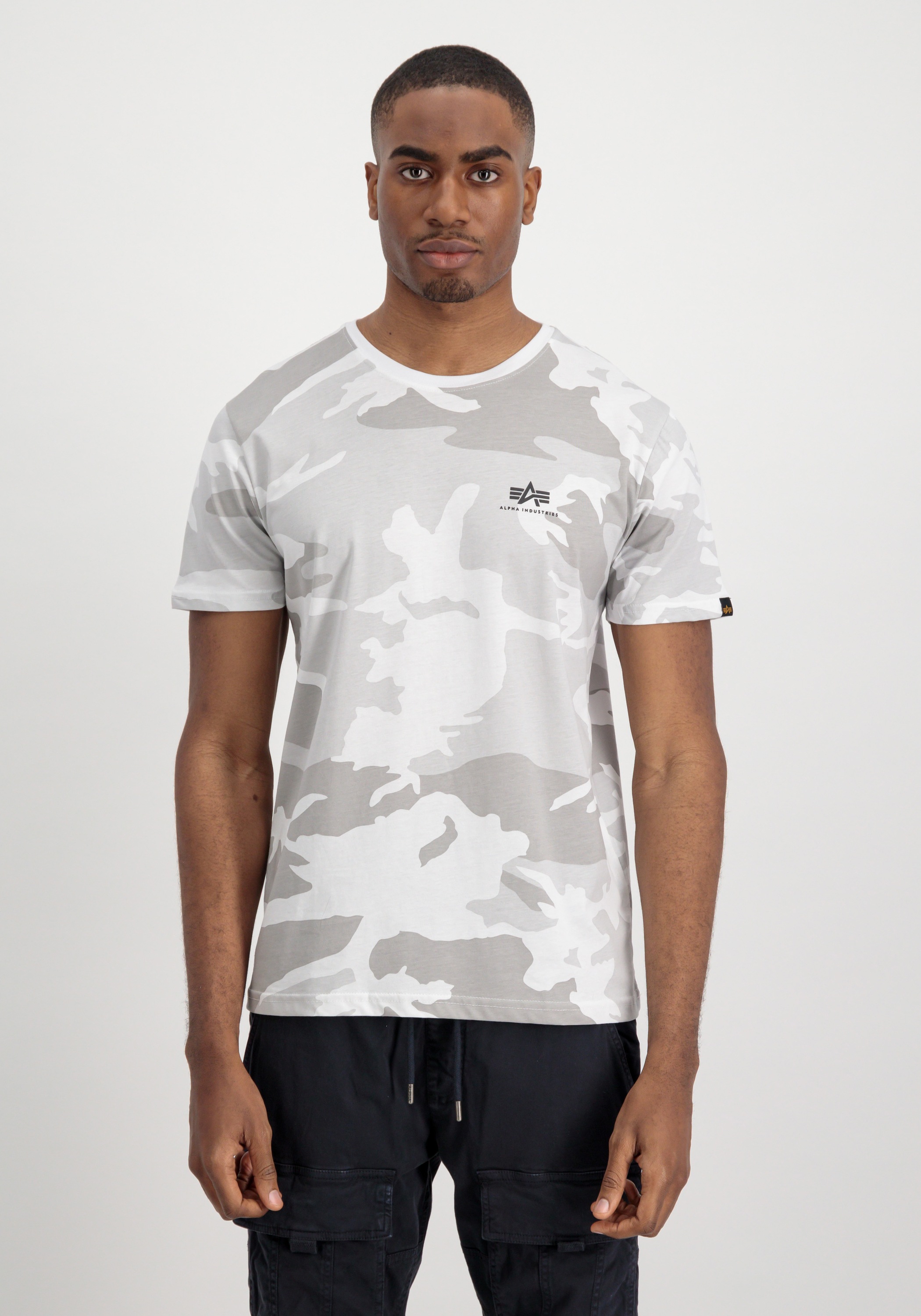 Alpha Industries T-Shirt "Alpha Industries Men - T-Shirts Basic T Small Log günstig online kaufen