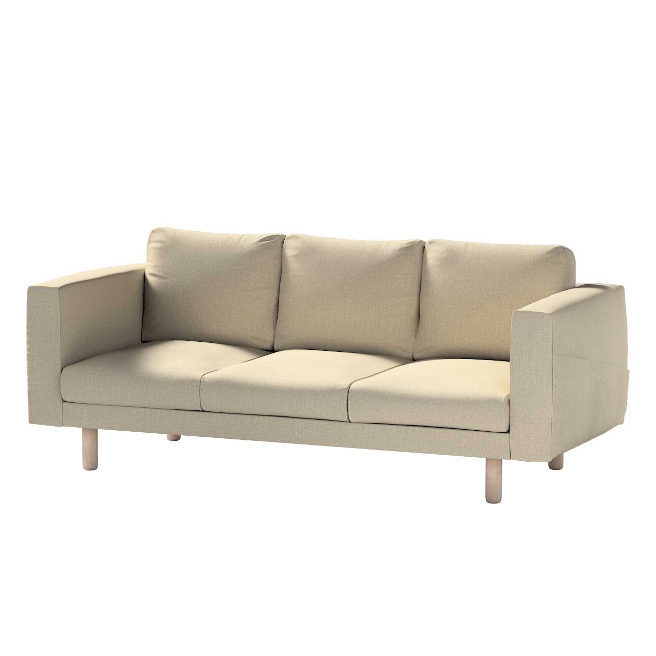 Bezug für Norsborg 3-Sitzer Sofa, beige- grau, Norsborg 3-Sitzer Sofabezug, günstig online kaufen