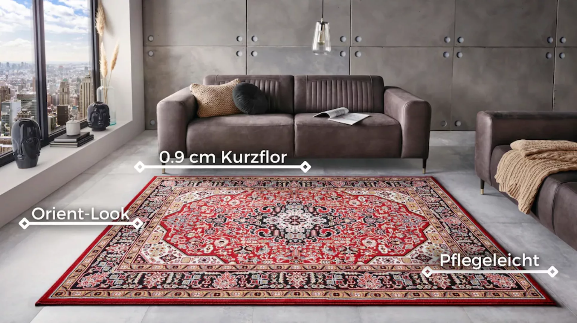 NOURISTAN Teppich »Skazar Isfahan«, rechteckig, Kurzflor, Orient, Teppich, günstig online kaufen