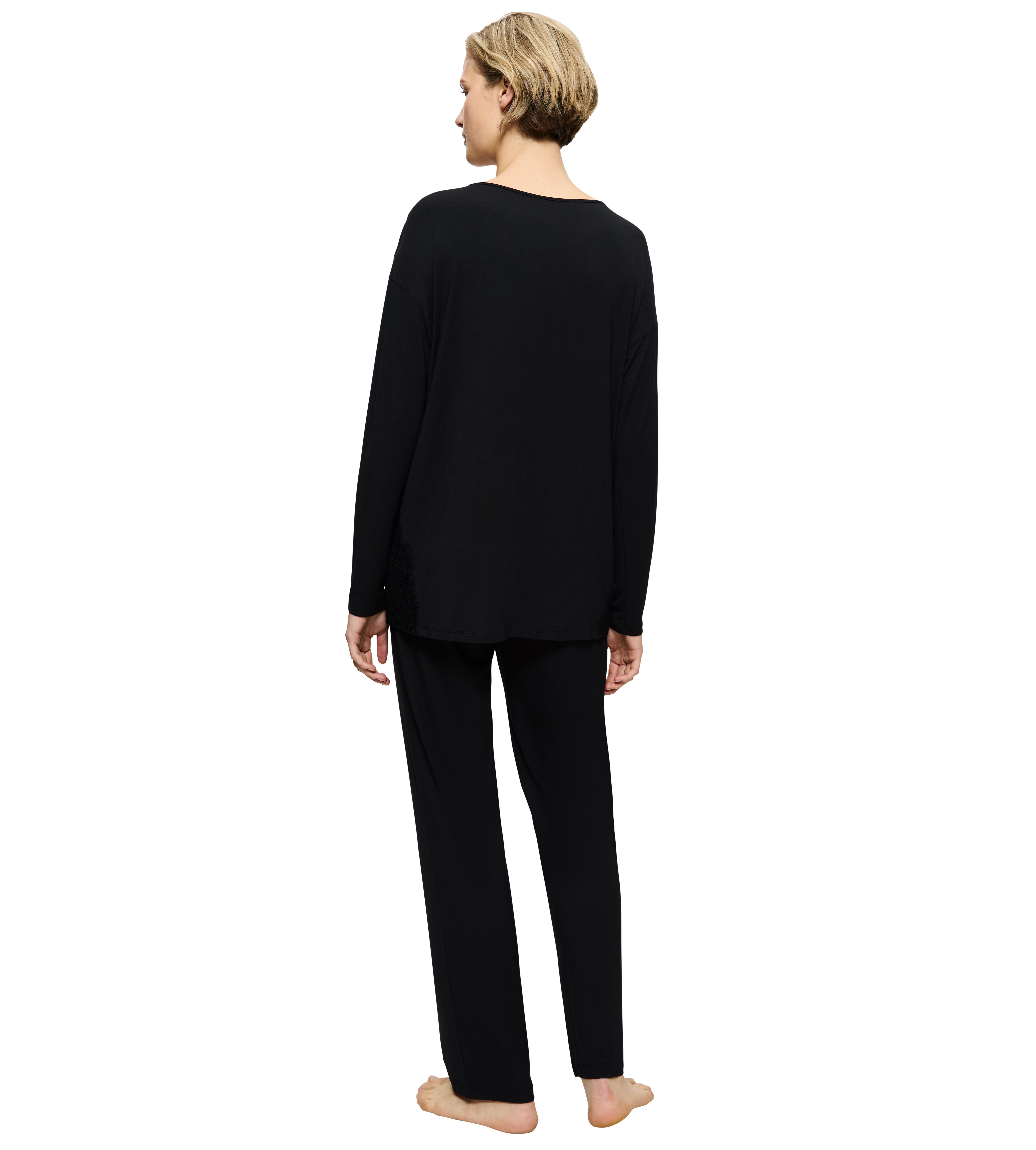 Triumph Pyjama "Timeless Sensuality PK LSL", (2 tlg.), atumgsaktiv und weic günstig online kaufen