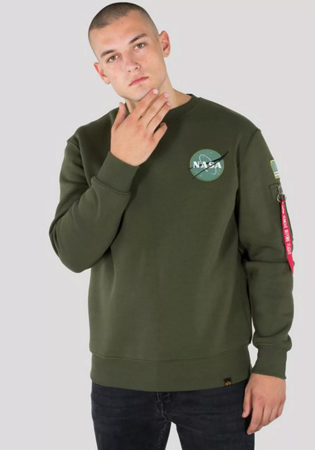 Alpha Industries Sweater "Alpha Industries Men - Sweatshirts Space Shuttle günstig online kaufen