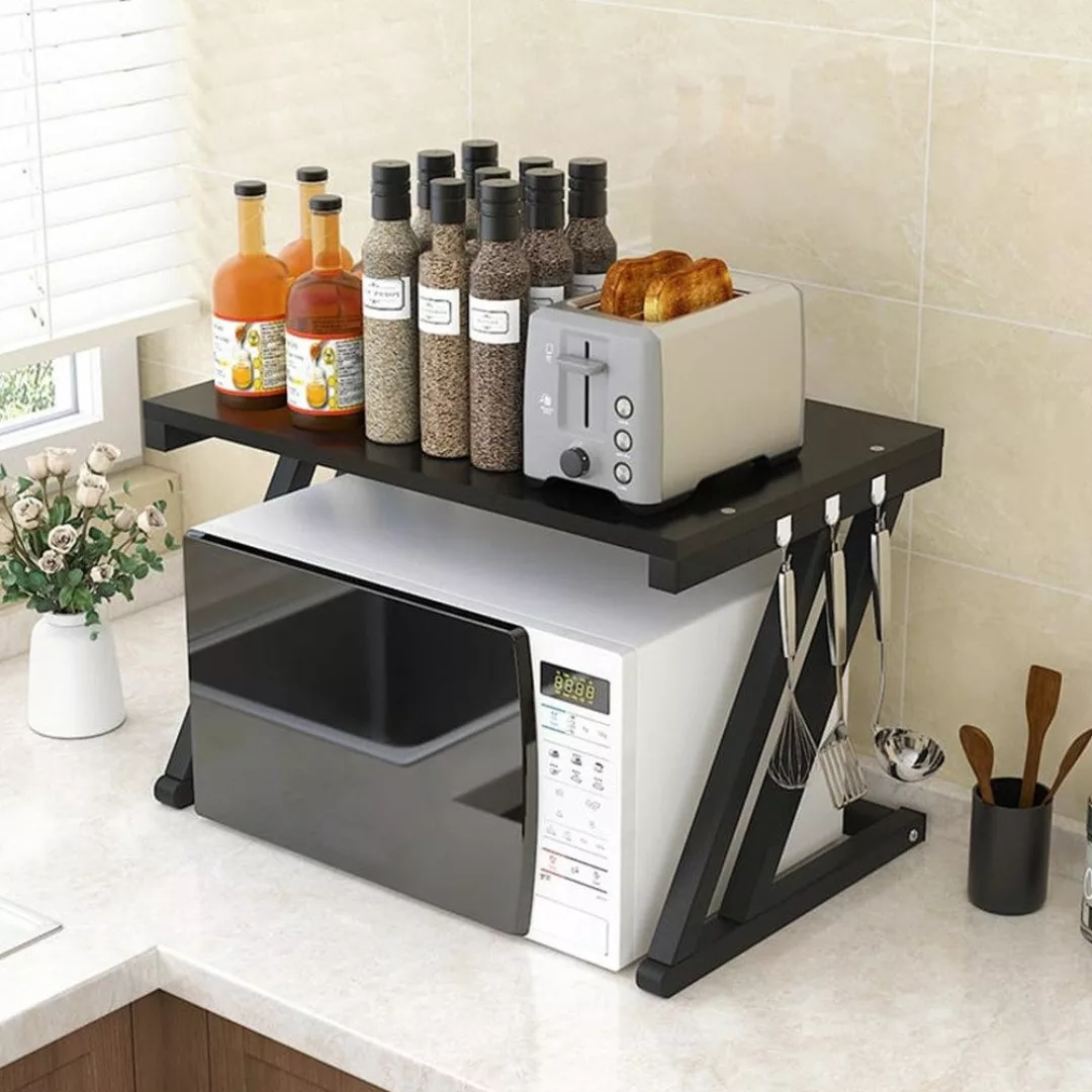 JEOBEST Regalelement Mikrowellenregal Organizer Küche, Mikrowellen günstig online kaufen