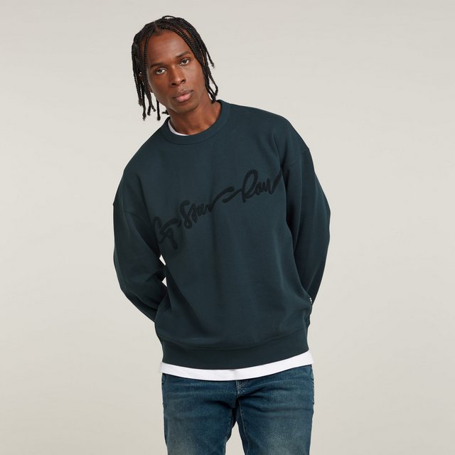 G-STAR Sweatshirt Chenille G-script Loose günstig online kaufen