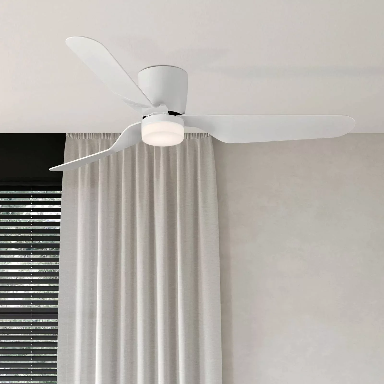 LED-Deckenventilator Brisa, Fernbedienung, 3.000 K günstig online kaufen