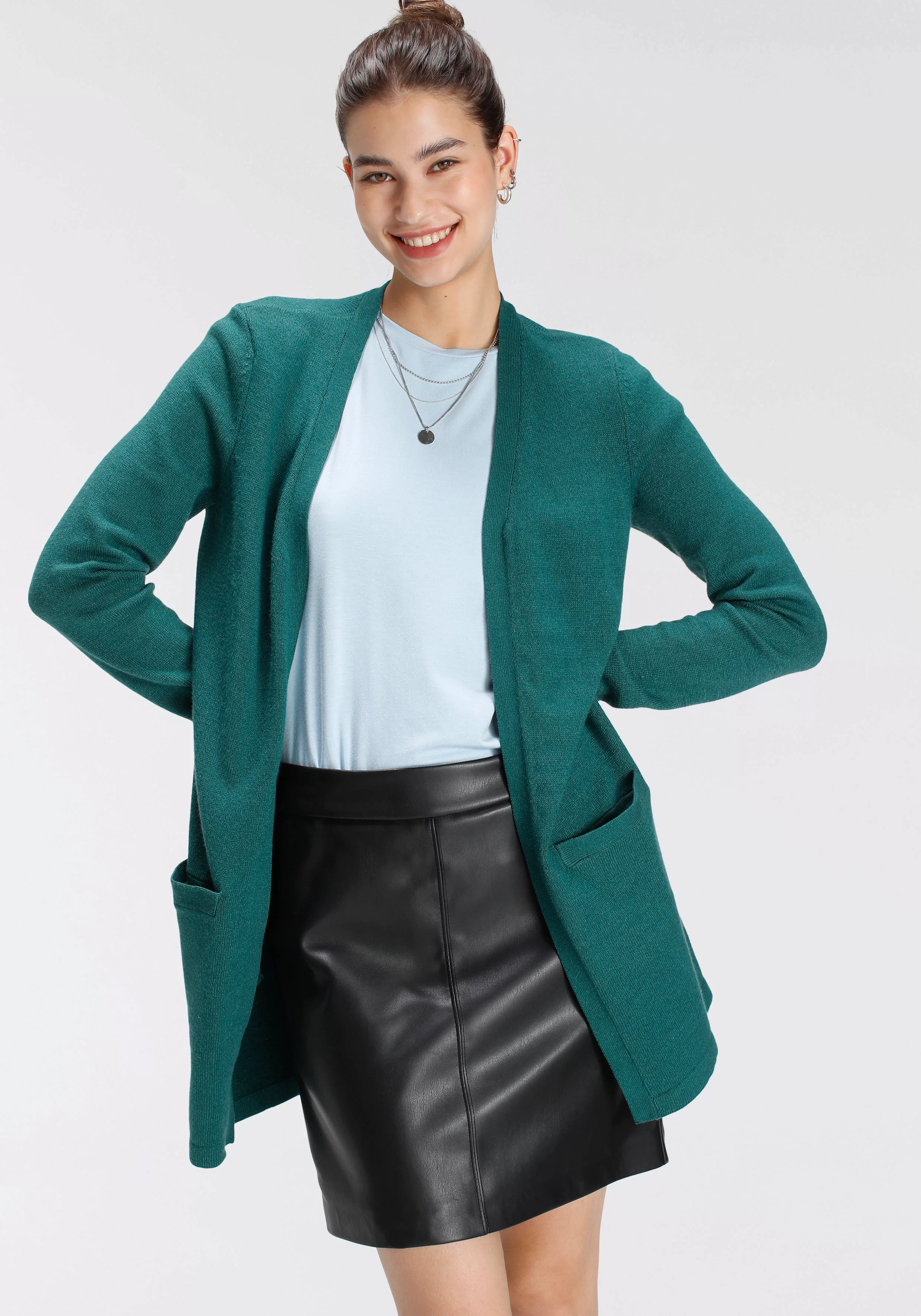 Tamaris Cardigan mit Taschen günstig online kaufen