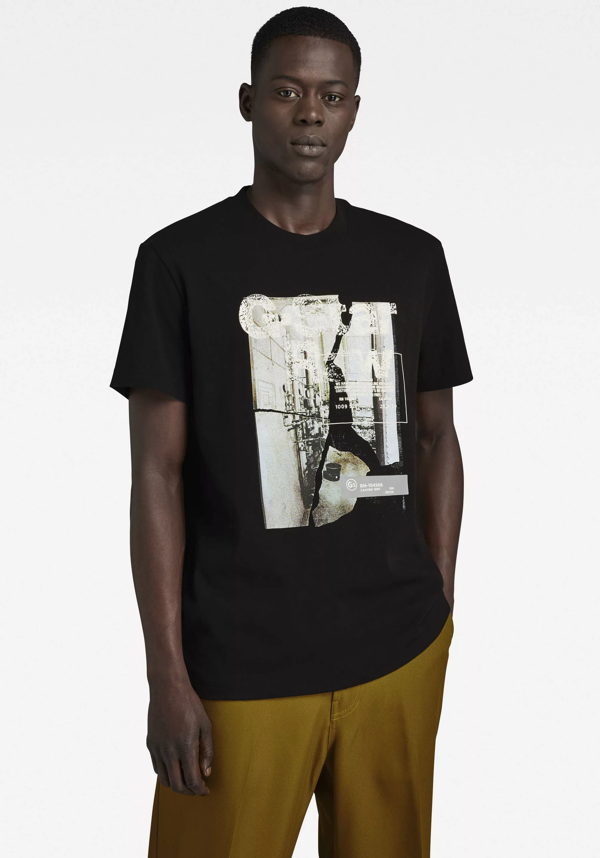 G-Star RAW T-Shirt "HQ print r t" günstig online kaufen