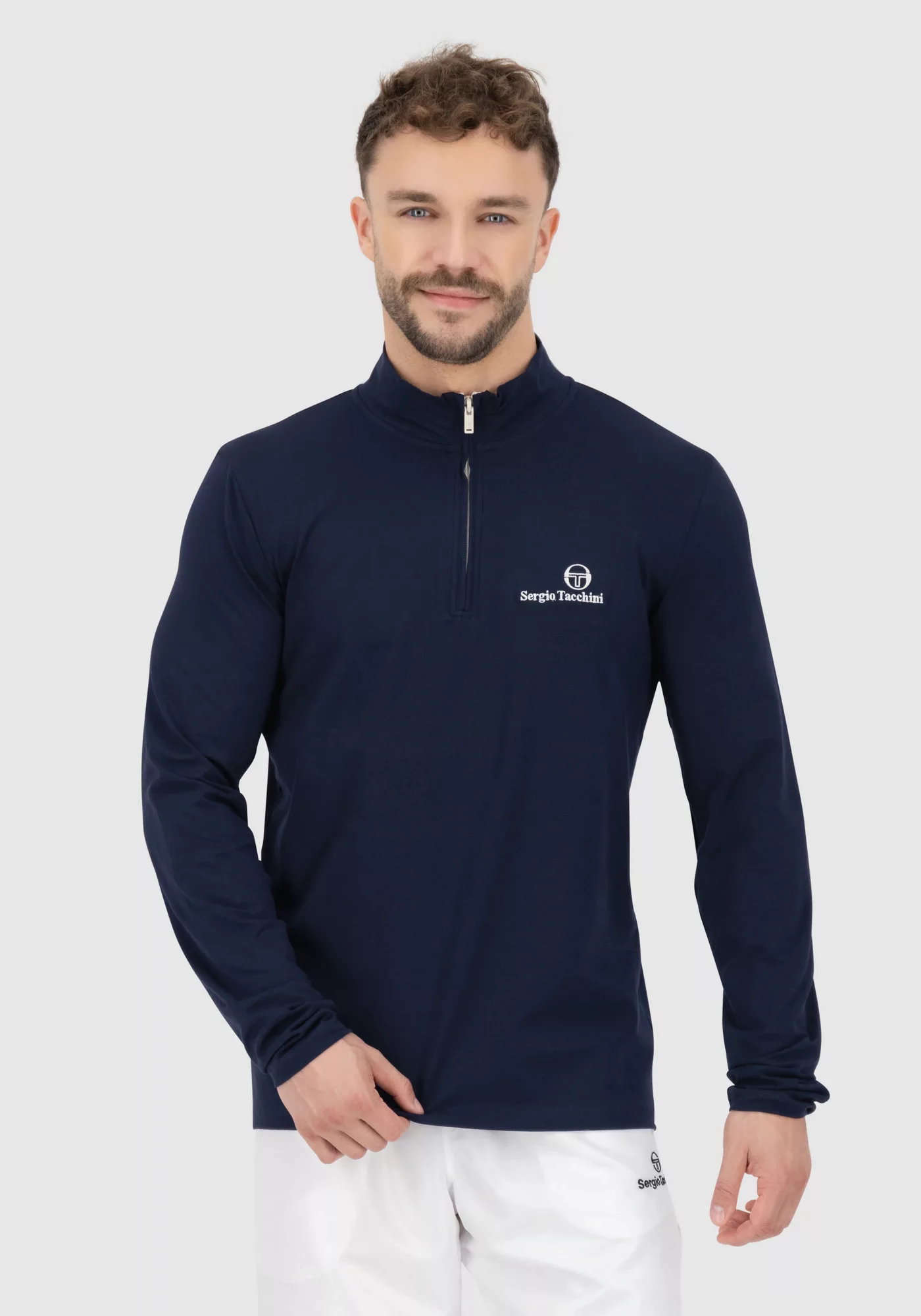 Sergio Tacchini Sweatshirt "DAYTONE HIGH NECK TOP Herren", Langarmshirt Her günstig online kaufen