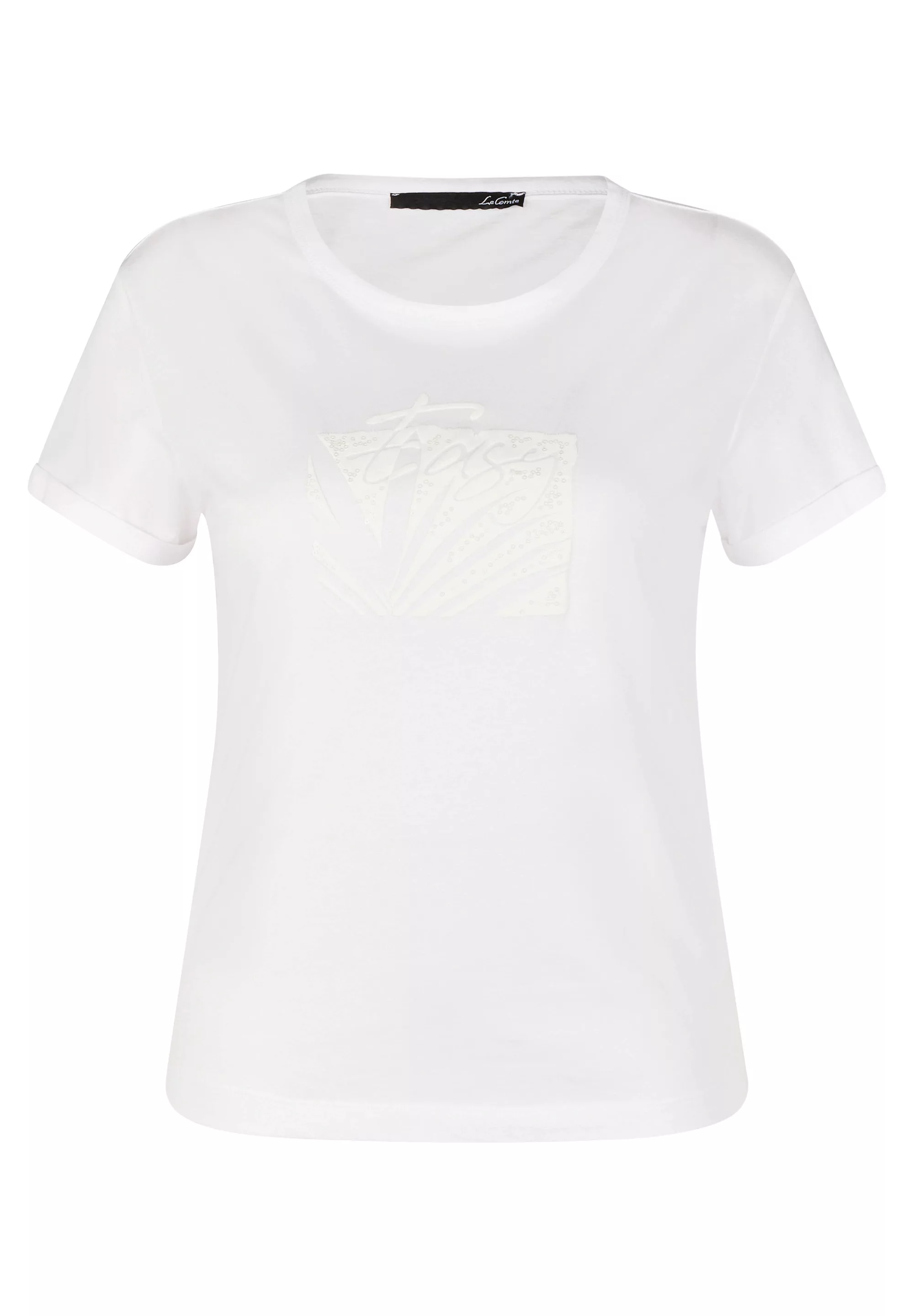 LeComte Print-Shirt "LeComte T-Shirt mit tonigem Print" günstig online kaufen