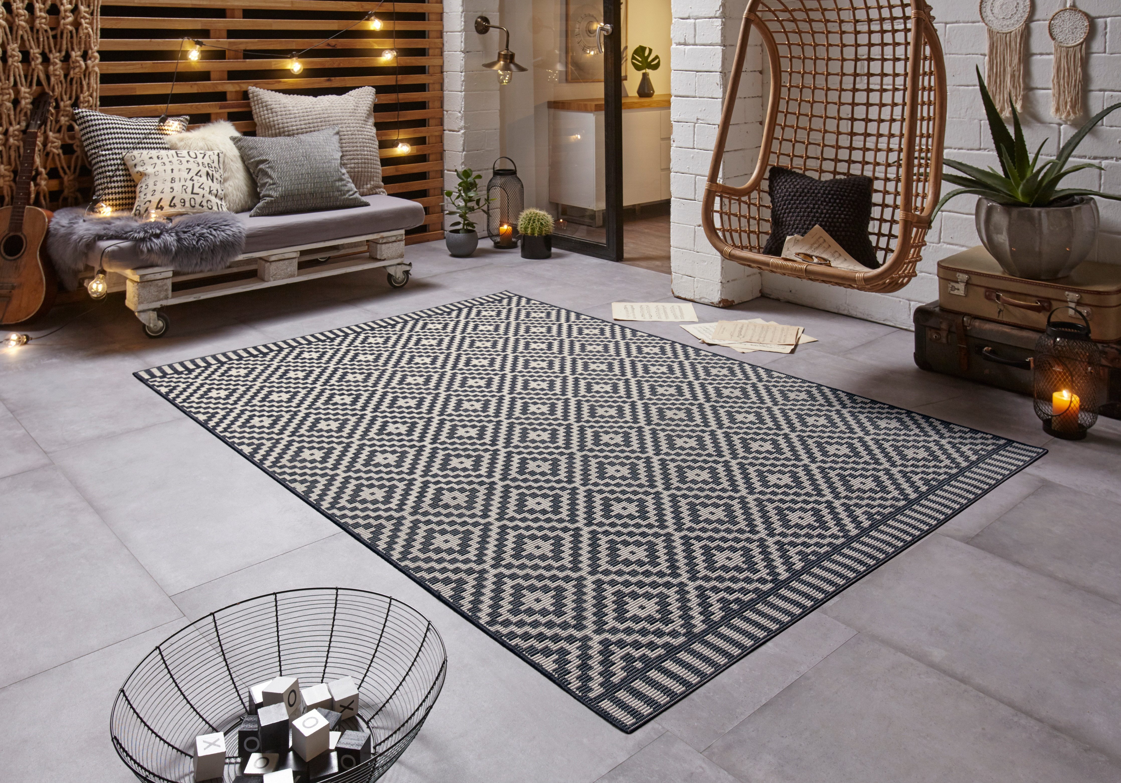 HANSE Home Teppich »Breeze«, rechteckig, 8 mm Höhe, In-& Outdoor, Wetterfes günstig online kaufen