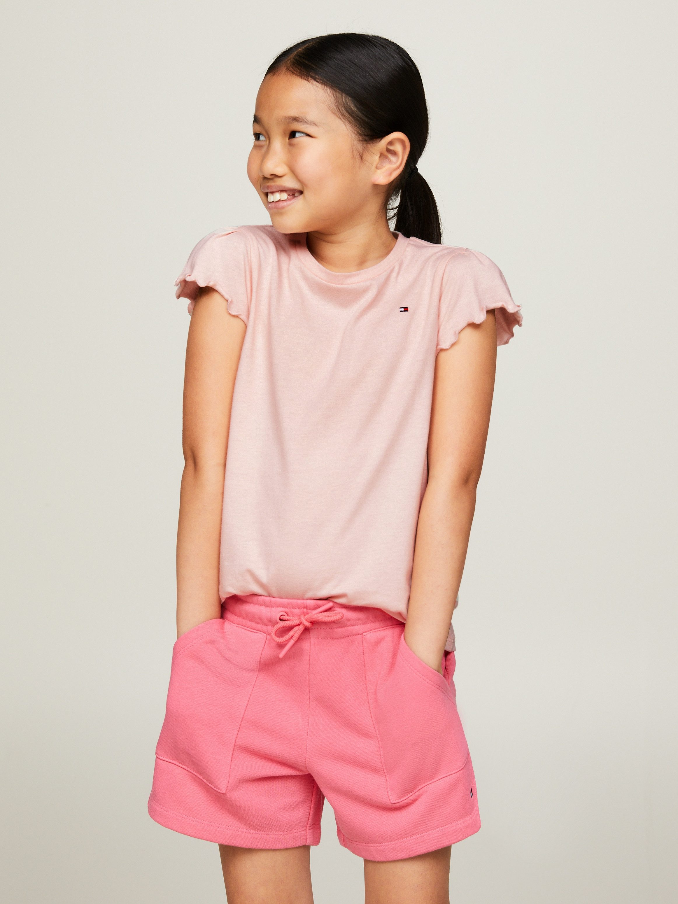 Tommy Hilfiger T-Shirt ESSENTIAL RUFFLE SLEEVE günstig online kaufen