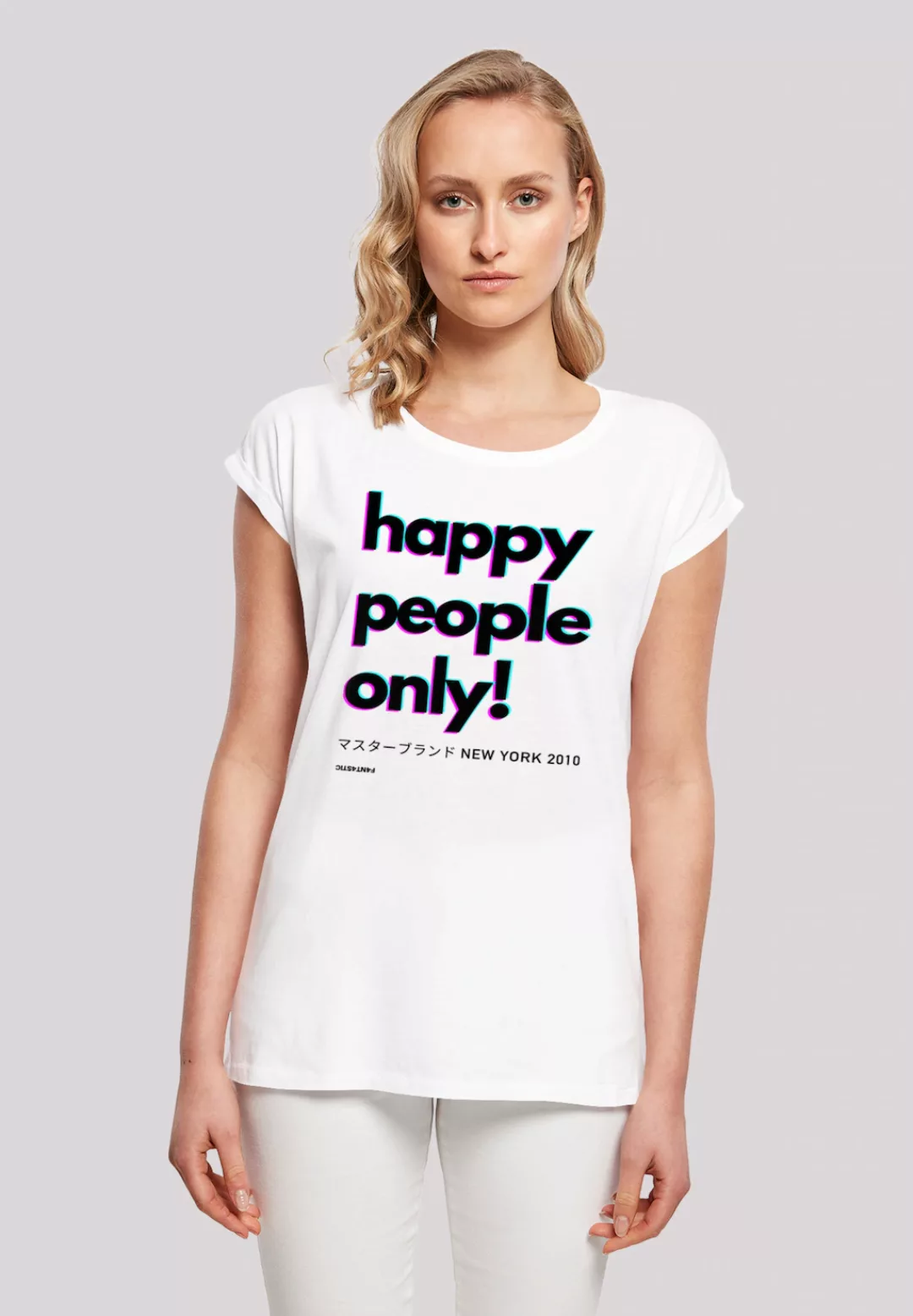 F4NT4STIC T-Shirt "Happy people only New York" günstig online kaufen