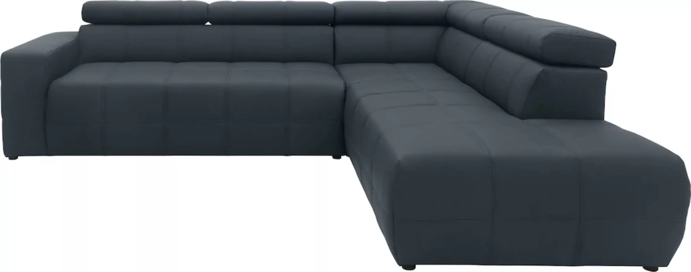 DOMO collection Ecksofa "Brandon L-Form, auch in Leder", inklusive Kopfteil günstig online kaufen