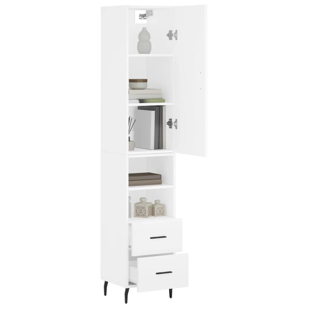 vidaXL Highboard Highboard Weiß 34,5x34x180 cm günstig online kaufen