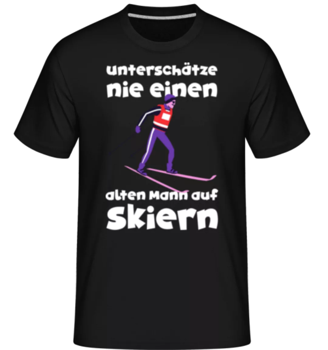 Alter Mann Auf Skiern · Shirtinator Männer T-Shirt günstig online kaufen