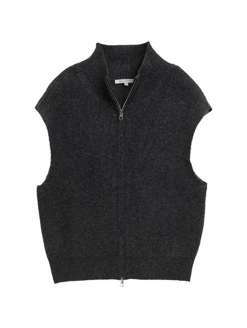 TOM TAILOR Denim Cardigan Strickweste mit Reißverschluss günstig online kaufen