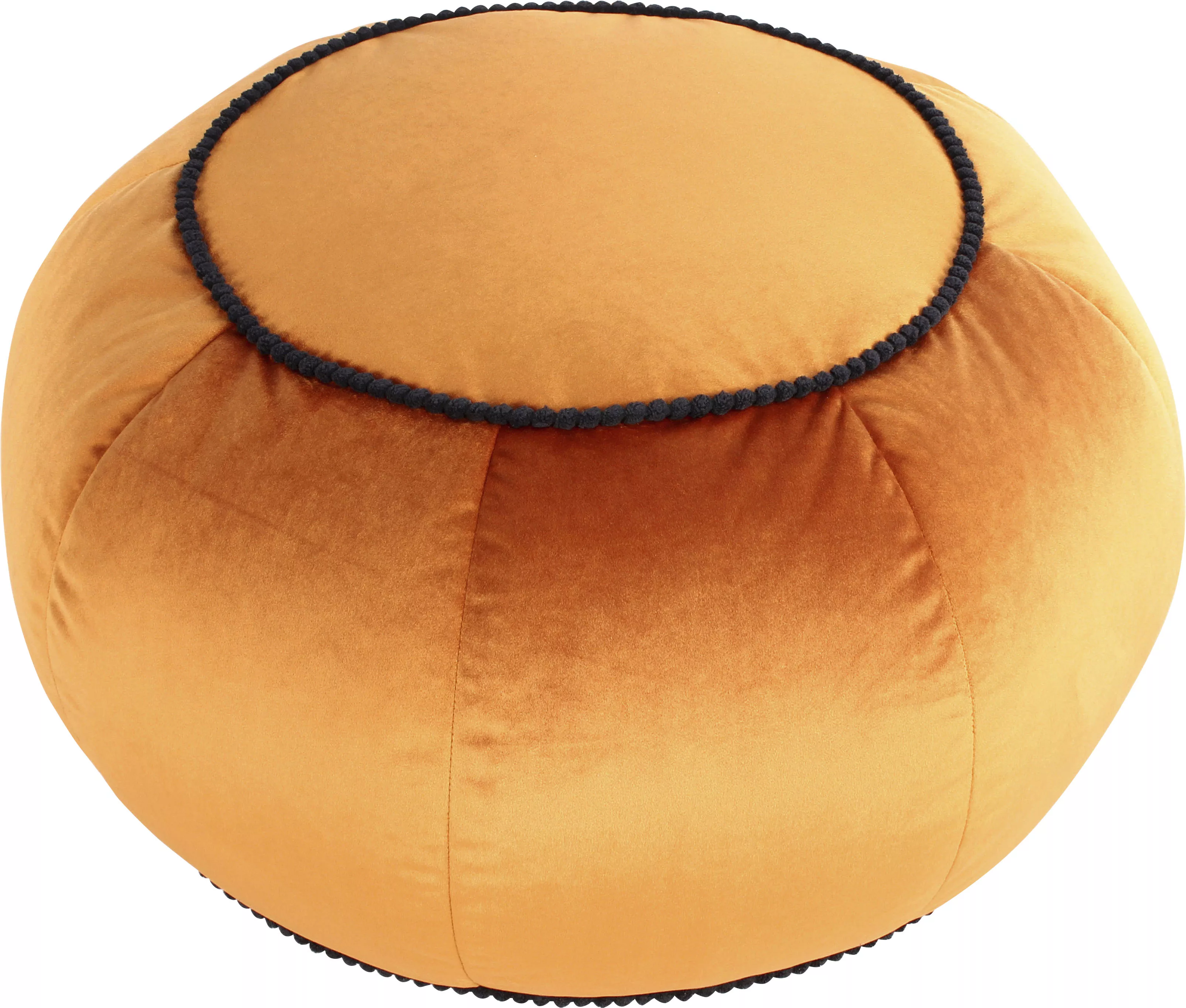 Kayoom Sitzhocker "Pouf Taj Mahal 325", (1 St.), samtweich, farbig, modern, günstig online kaufen