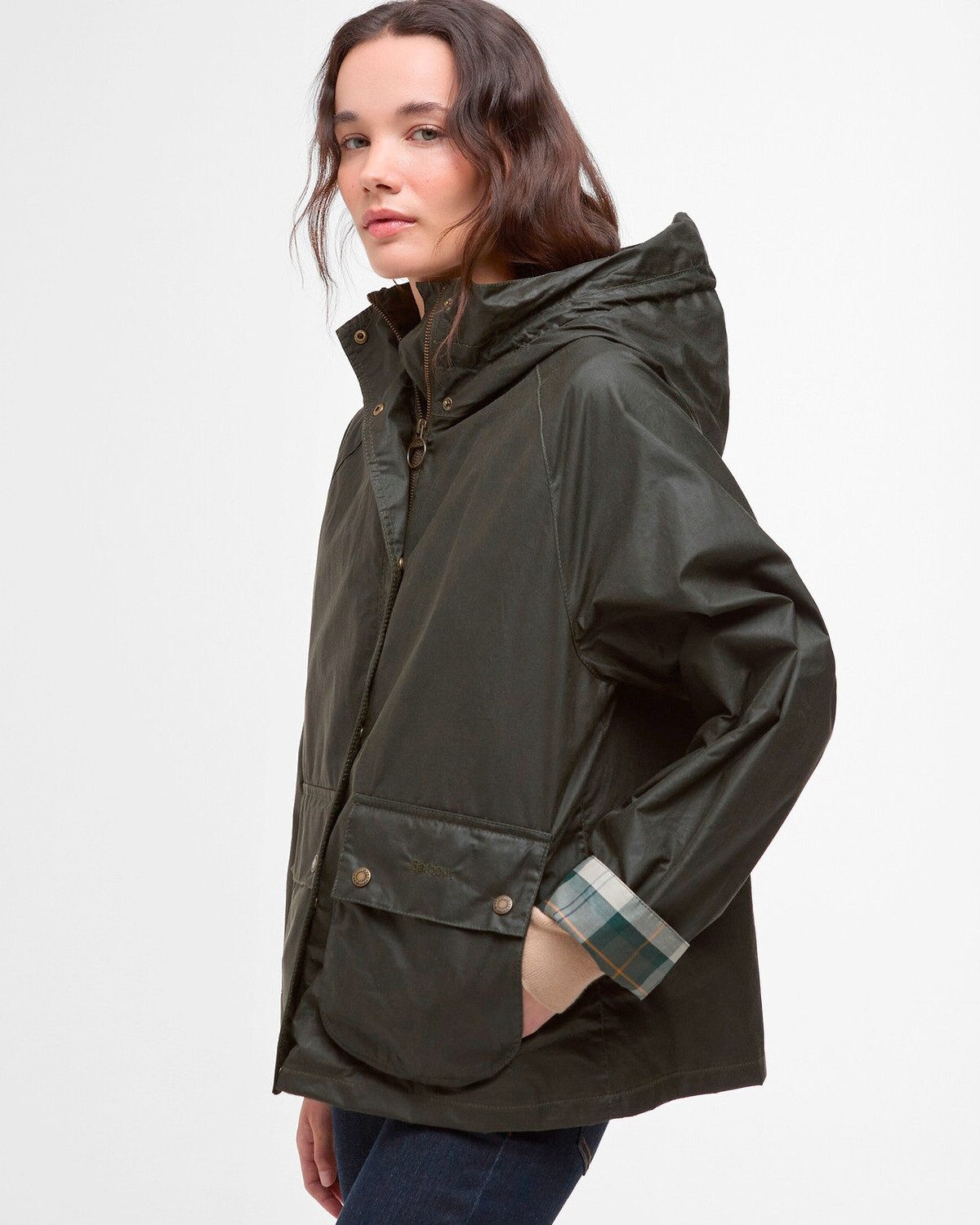 Barbour Allwetterjacke Wachsjacke Hollies günstig online kaufen