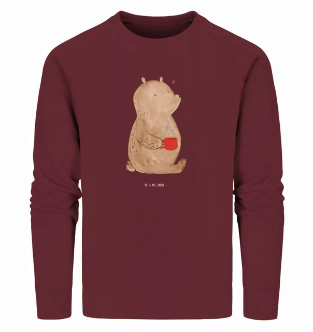 Mr. & Mrs. Panda Longpullover Größe M Bär Morgenkaffee - Burgundy - Geschen günstig online kaufen