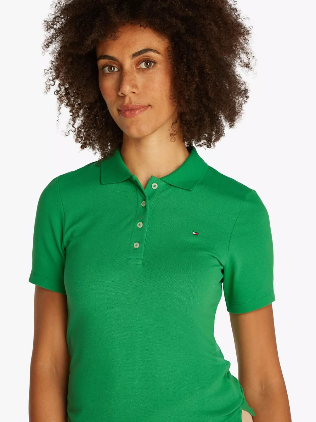 Tommy Hilfiger Poloshirt "1985 Slim Fit Pique Premium", mit Logostickerei, günstig online kaufen