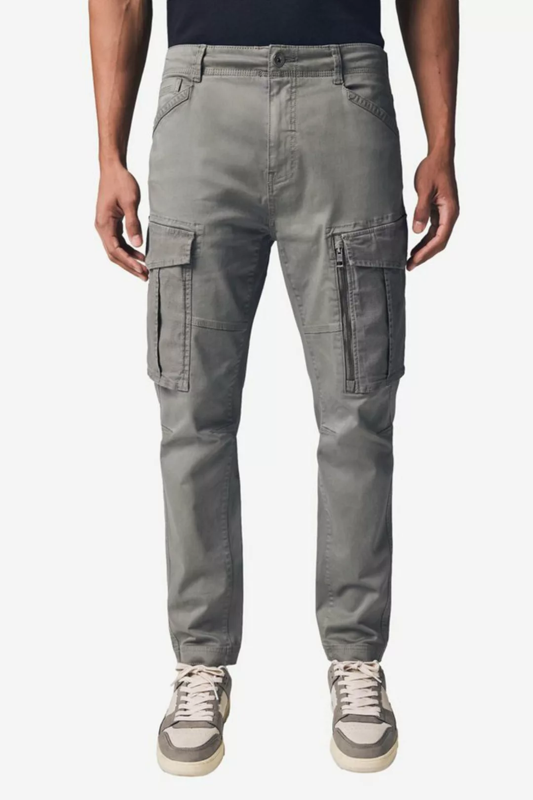 Next Cargohose Slim Fit Cargohose mit Stretch und Reißverschluss (1-tlg) günstig online kaufen