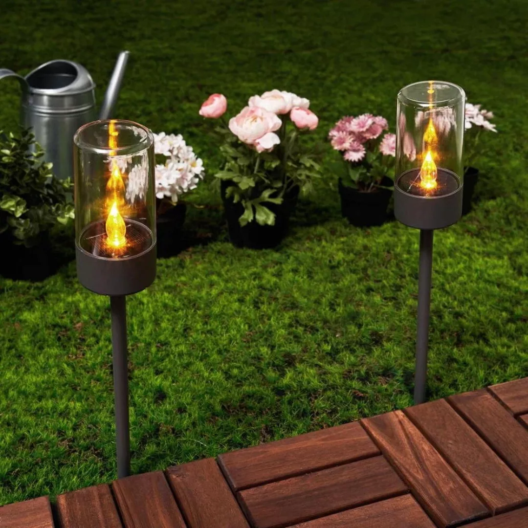 Pauleen LED Gartenfackel "Sunshine Happiness", 2 flammig, Leuchtmittel LED- günstig online kaufen