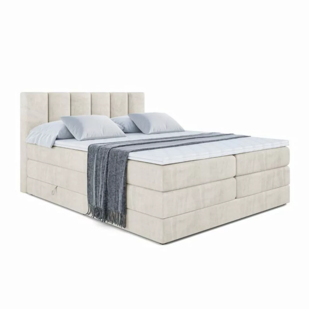 ALTDECOR Boxspringbett BOXI 1 KING (Multipocket-Matratze H4 und H3 Matratze günstig online kaufen