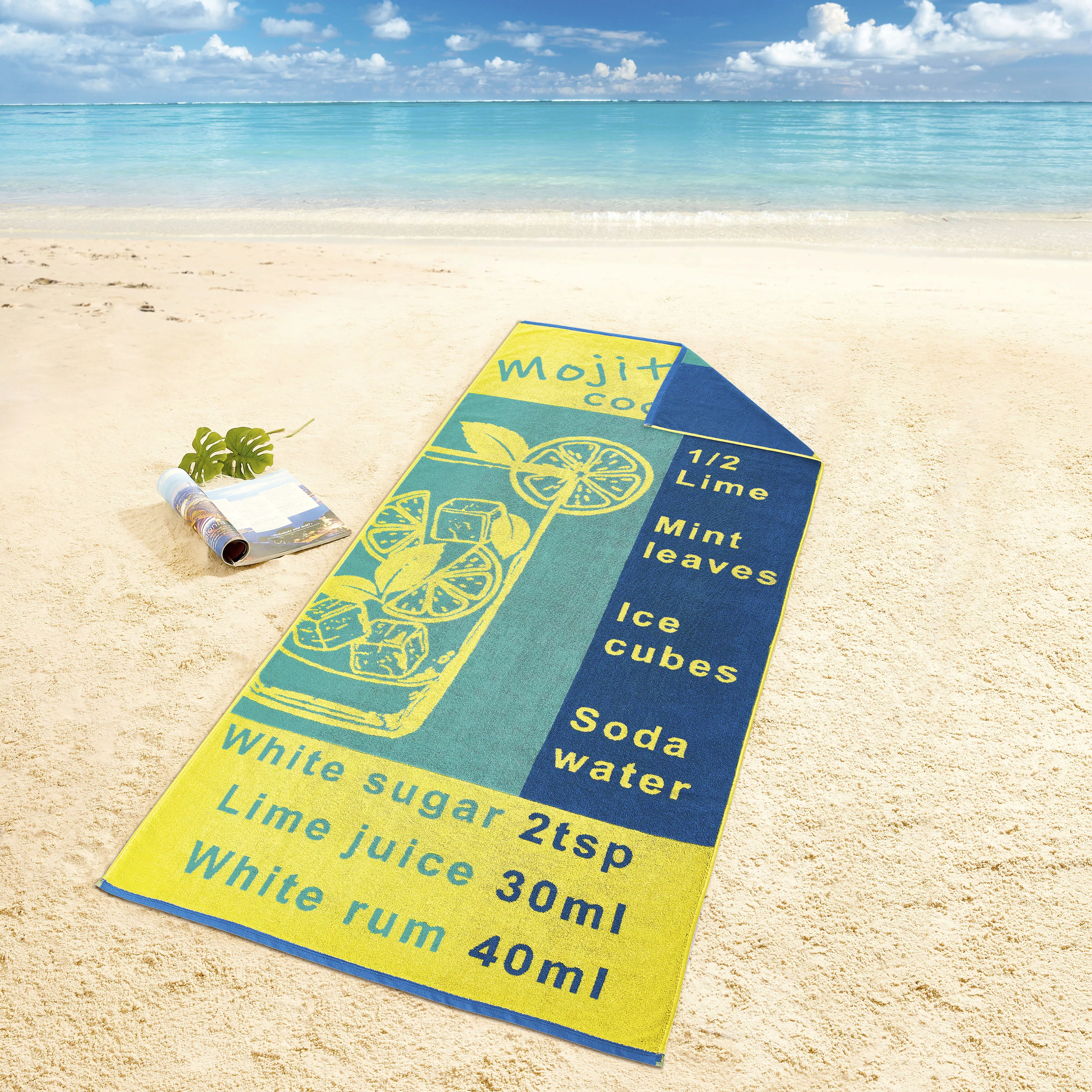 Dyckhoff Strandtuch »Mojito«, (1 St.), 100% Baumwolle günstig online kaufen