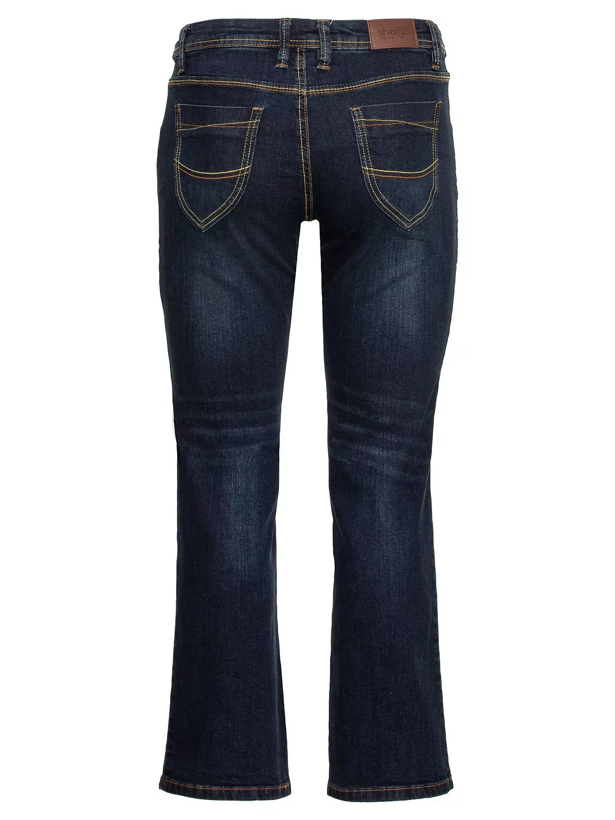 Sheego Stretch-Jeans Große Größen mit gerader Beinform, individuelle Used-E günstig online kaufen