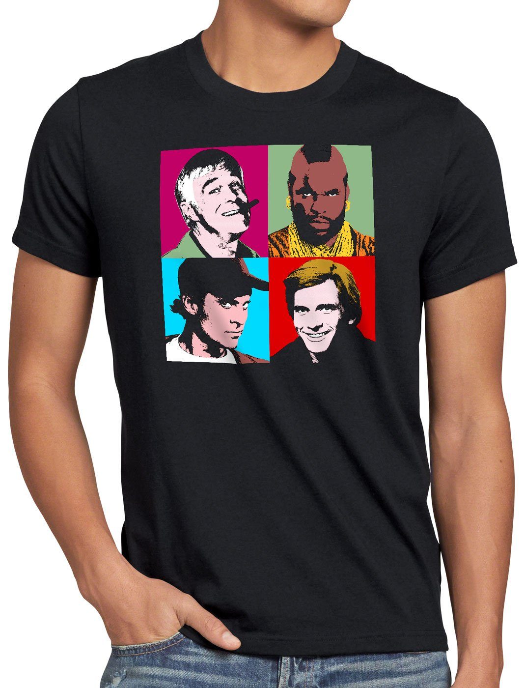 style3 T-Shirt Das Team mr.t hannibal günstig online kaufen