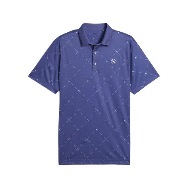 PUMA Poloshirt Puma Golfpolo Pure 2.0 Argyle Violett Herren UK XXL günstig online kaufen