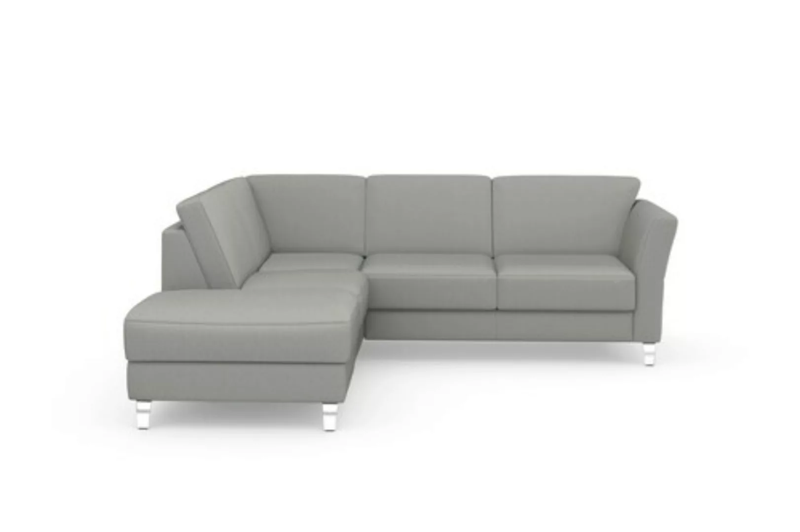sit&more Ecksofa »Visby L-Form«, Wahlweise mit Bettfunktion und Stauraum, f günstig online kaufen
