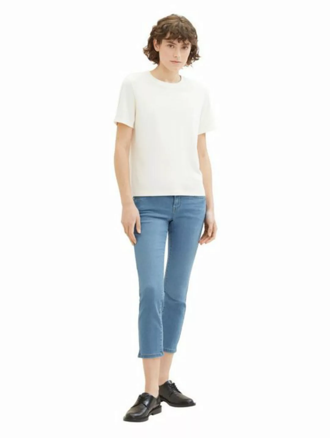 TOM TAILOR 5-Pocket-Jeans Jeans Slim Alexa Cropped 7/8 Hose (1-tlg) günstig online kaufen