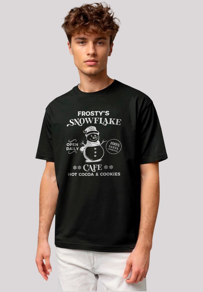 F4NT4STIC T-Shirt Frostys Snowflake Cafe Retro Weihnachten Premium Qualität günstig online kaufen