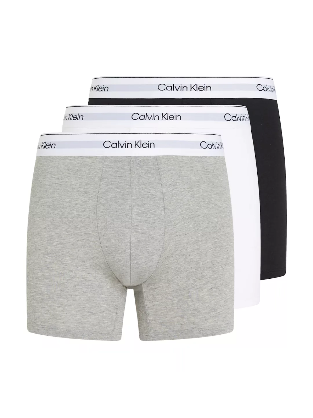 Calvin Klein 3-er Set Boxer Briefs Schwarz, Weiß & Grau günstig online kaufen